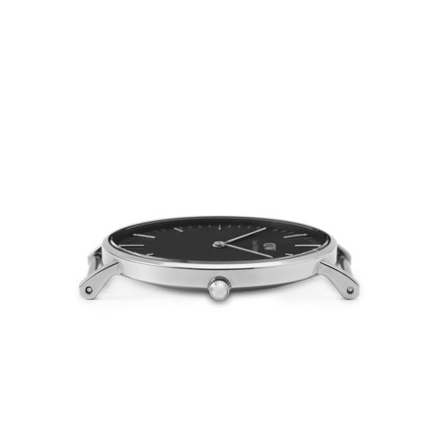 Đồng Hồ Daniel Wellington Black Classic 40mm Silver Sheffield DW00100133