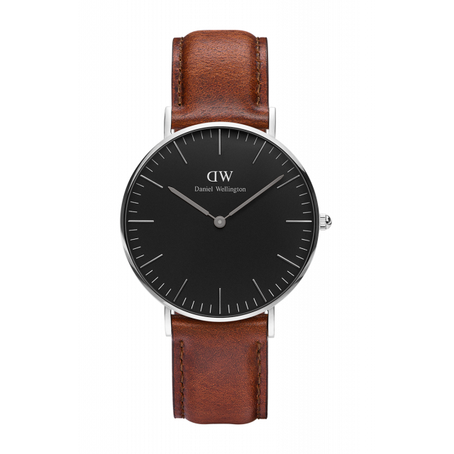 Đồng Hồ Daniel Wellington Black Classic 40mm Silver St Mawes DW00100130