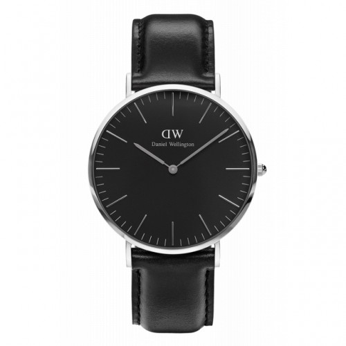 Đồng Hồ Daniel Wellington Black Classic 40mm Silver Sheffield DW00100133