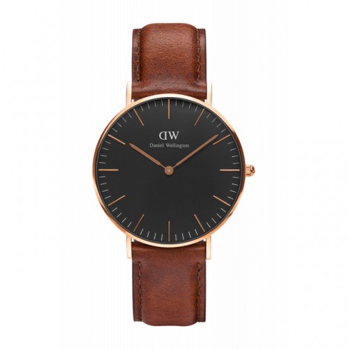 Đồng Hồ Daniel Wellington Black Classic 36mm St Mawes DW00100136